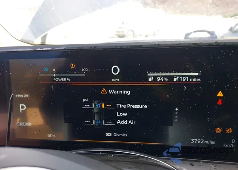 2025 Nissan Ariya Engage z USA, uszkodzony, nr VIN JN8CF0BF9SM765852